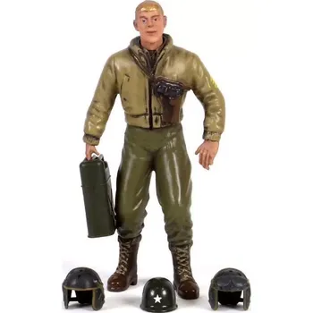 RC model tanku TORRO ELITE 1/16 stojící figurka technika třetí gardy L. Mimmsa Standing z 2 sv. války, ručně ma