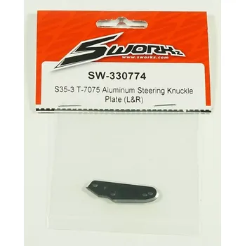 RC náhradní díl SWORKz T7075 hlíníková páka řízení, 1 ks.