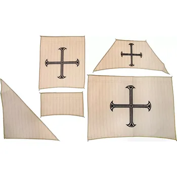 RC model lodě Mamoli MAMOLI Sao Miguel 1519 1:54 - sada plachet AS_KR-21721S