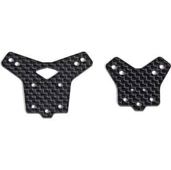 RC náhradní díl GM RACING GT14B Uhlíkové parohy/držáky tlumičů