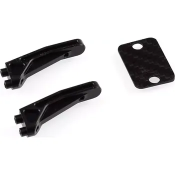 RC náhradní díl Revolution Design B6.3 | B6.2 -5mm LCG hliníkový držák křídla, černý