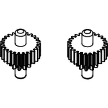 RC náhradní díl Turbo Racing Převodové kolo řízení C75 2ks