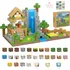 ostatní stavebnice Magnetic Blocks Farmer Set svítící magnetická stavebnice ve stylu Minecraft 138 ks