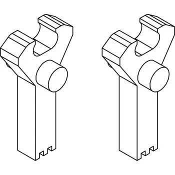 RC náhradní díl Turbo Racing páka přepínače 2ks
