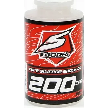 RC náhradní díl SWORKz silikonový olej tlumičů 200Cps, 60ml, 1 ks.