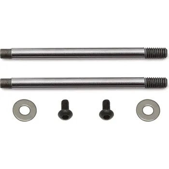 RC náhradní díl Associated Chromové pístnice tlumičů 3x23 mm, 2 ks.