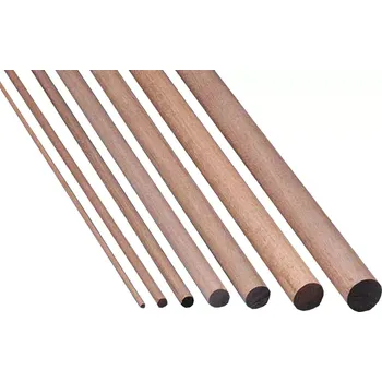 RC náhradní díl Krick Modelltechnik Krick Kulatina ořech 10mm 1m