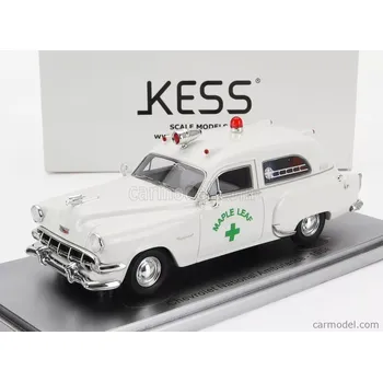 autíčko Kess-model Chevrolet National Ambulance Maple Leaf 1954 1:43 Bílá