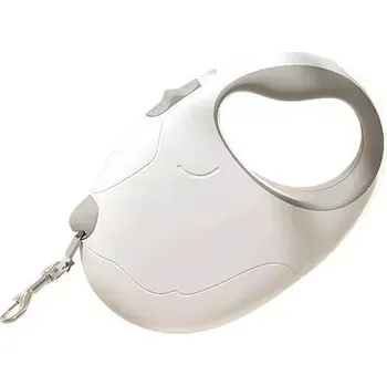 Vodítko pro psa TopTechnology Vodítko pro psy s automatickým navíjením pro malé a střední psy, délka: 3m (bílá)