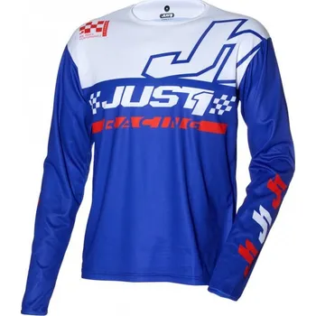 Moto dres Dres JUST1 J-COMMAND COMPETITION modro/červeno/bílý Velikost: XS