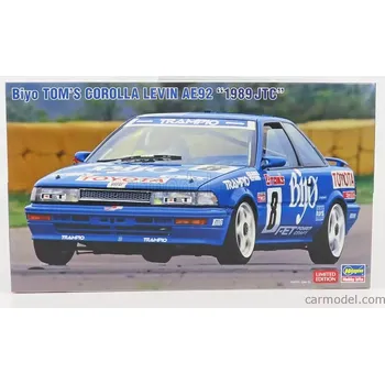 Plastikový model Hasegawa Toyota Corolla Levin (ae92) Team Biyo N 8 Jtc 1989 K.okamoto - Y.tanaka 1:24 /
