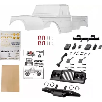 RC náhradní díl HOBBYTECH Čirá karoserie SURVIVAL včetně příslušenství