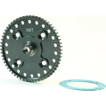 RC náhradní díl SWORKz HET ocelové hlavní ozubené kolo MODUL 0,8, 59 zubů, 1 ks.