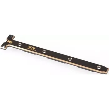 RC náhradní díl Revolution Design B74 mosazná zadní vzpěra (30g)