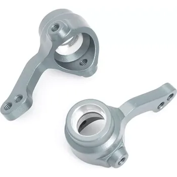 RC náhradní díl LRP Electronic Hliníkové přední páky/náboje řízení , šedé - S10