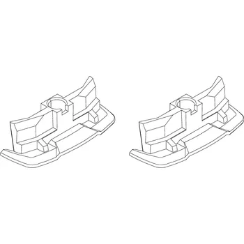 RC náhradní díl Turbo Racing plastová základna předních světel C62 2ks