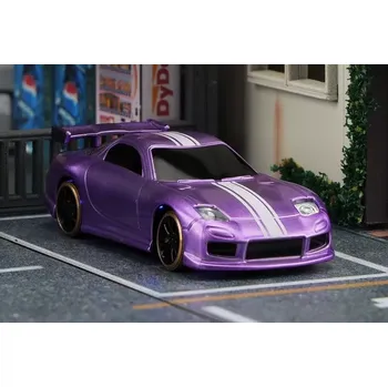 RC model auta TURBO RACING RC auto 1/76 C61 DRIFT RTR, fialová