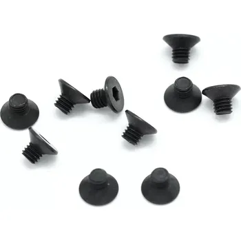 RC náhradní díl SWORKz ocelový Inbusový šroub s zápustnou hlavou, M3x3mm, 10 ks.