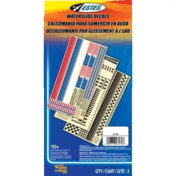 RC model Estes samolepky (vodní)