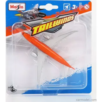 Dětské zboží Maisto Boeing 777-200 Fast Jetl Airplane 1:100 Oranžové Stříbro