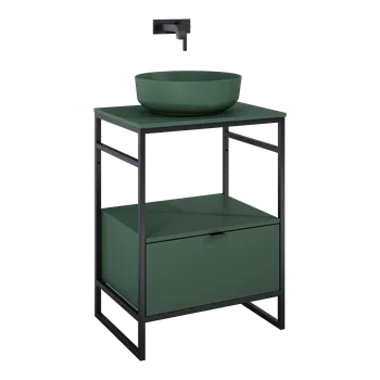 Koupelnový nábytek Elita Indus, SZAFKA INDUS 60 1S FOREST GREEN MATT DO STELAŻE, ELT-168749