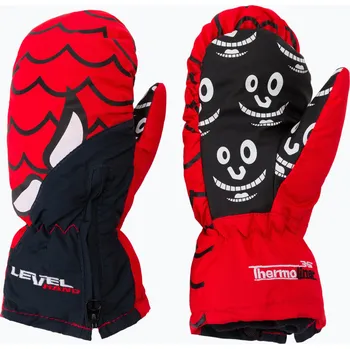 Rukavice Dětské snowboardové rukavice Level Lucky Mitt červené 4146