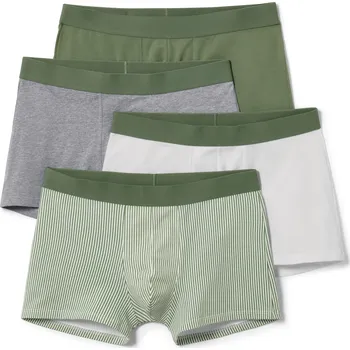 Pánské spodní prádlo 682856 - Tchibo - Boxerky - pro muže - vel. XL/7 - barva: bílá/s proužky