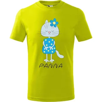 DOBRÝ TRIKO Dětské tričko Zvěrokruh kočka Panna Velikost: 146/10 let, Barva: Limetková