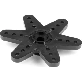 RC náhradní díl SRT Servo páka plastová, hvězdice, 6 ramen, 25 zubů