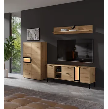 Obývací stěna Obývací sestava dub artisan/přírodní EVOLUTION B