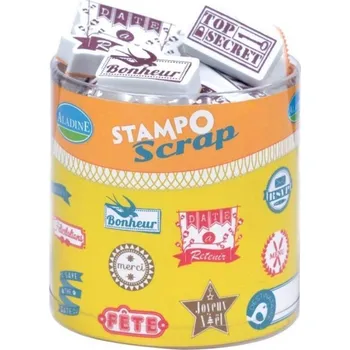 Hračka Razítka Stampo Scrap - Nápisy I.