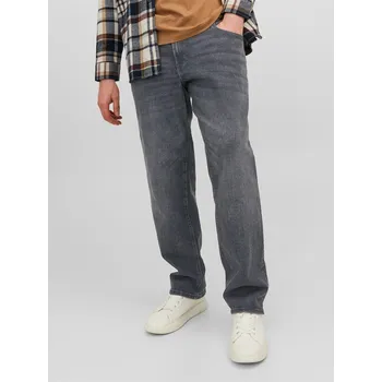 Pánské džíny Džíny Jack and Jones Black Denim 1605439 46W R