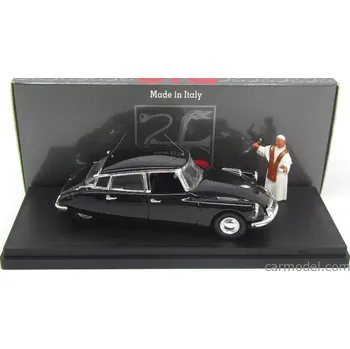 autíčko Rio-models Citroen Ds19 Prestige 1958 With Papa - Pope Giovanni Xxiii 1:43 Black