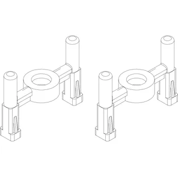 RC náhradní díl Turbo Racing Stojny zvedacího mechanizmu C50 2 ks