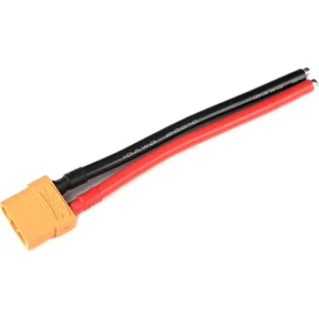 RC náhradní díl Revtec Konektor zlacený XT-90 baterie s kabelem 10AWG 12cm