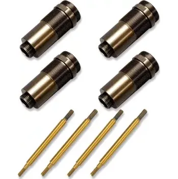 RC náhradní díl Traxxas tělo tlumiče GTR hliník/PTFE, pístnice TiN (4)