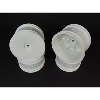 RC náhradní díl SWORKz 1/10 2/4WD Off Road Competition zadní disky, bílé, 4 ks.