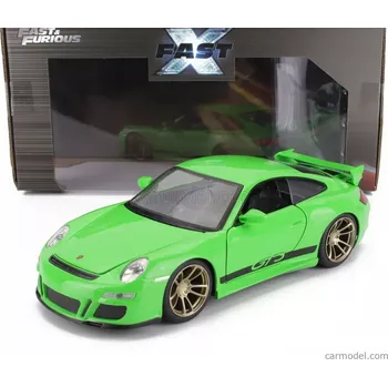 Hračka Jada Porsche 911 997 Gt3 Rs Coupe 2007 - Fast & Furious 1:24 Zelená