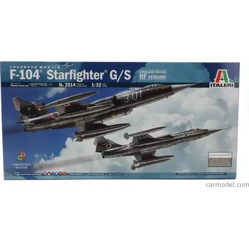 Plastikový model Italeri Lockheed martin Tf-104 G/s Starfighter Military Airplane 1958 1:32 /