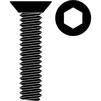 RC náhradní díl Ocelový Inbusový šroub s zápustnou hlavou, M3x16mm, 10 ks.