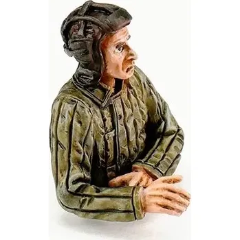 RC model tanku TORRO 1/16 půl figurka sovětského tankisty T-34, ručně malovaný