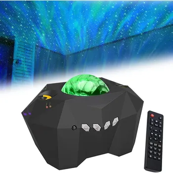 Noční světlo Noční lampa s USB Projektor noční oblohy a Bluetooth reproduktorem
