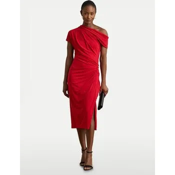 Dámské šaty LAUREN RALPH LAUREN Koktejlové šaty 200980223001 Červená Slim Fit 6