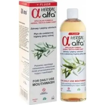 Ústní voda Ústní voda Atos bylinná s fluorem 500 ml bez alkoholu veganská