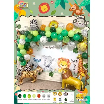 Balónek Sada ks zelených balónků