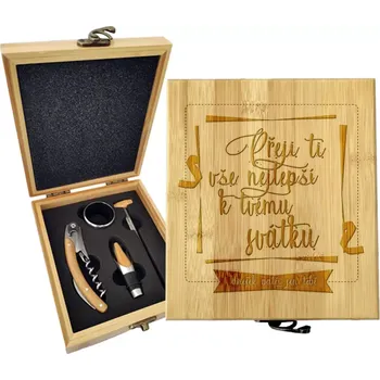 Víno Sablio Dárková sada na víno Přeji ti vše nejlepší k tvému svátku: 147×168×49 mm