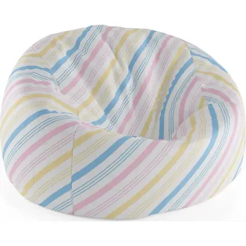 Sedací pytel Sablio Sedací vak Cocoon Tříbarevné pruhy - 115 x 75 x 45 cm