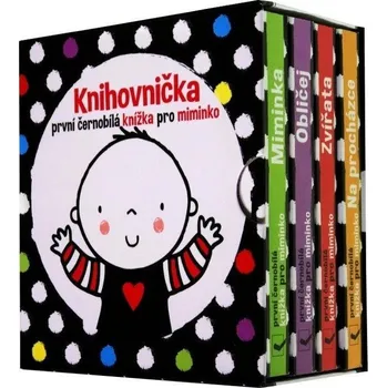 Knihovnička - První černobílé knížky pro miminko - Baggott Stella