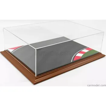 Atlantic Vetrina display box Diorama Base Pista - Racetrack Base - Lungh.lenght Cm 42.5 X Largh.width Cm 31.3 X Alt.height Cm 12.5 (altezza Interna Cm 11.3) 1:18 Plastový Displej