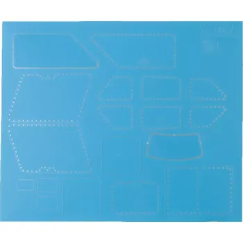 RC náhradní díl Graupner - Okna Hecht, světle modré